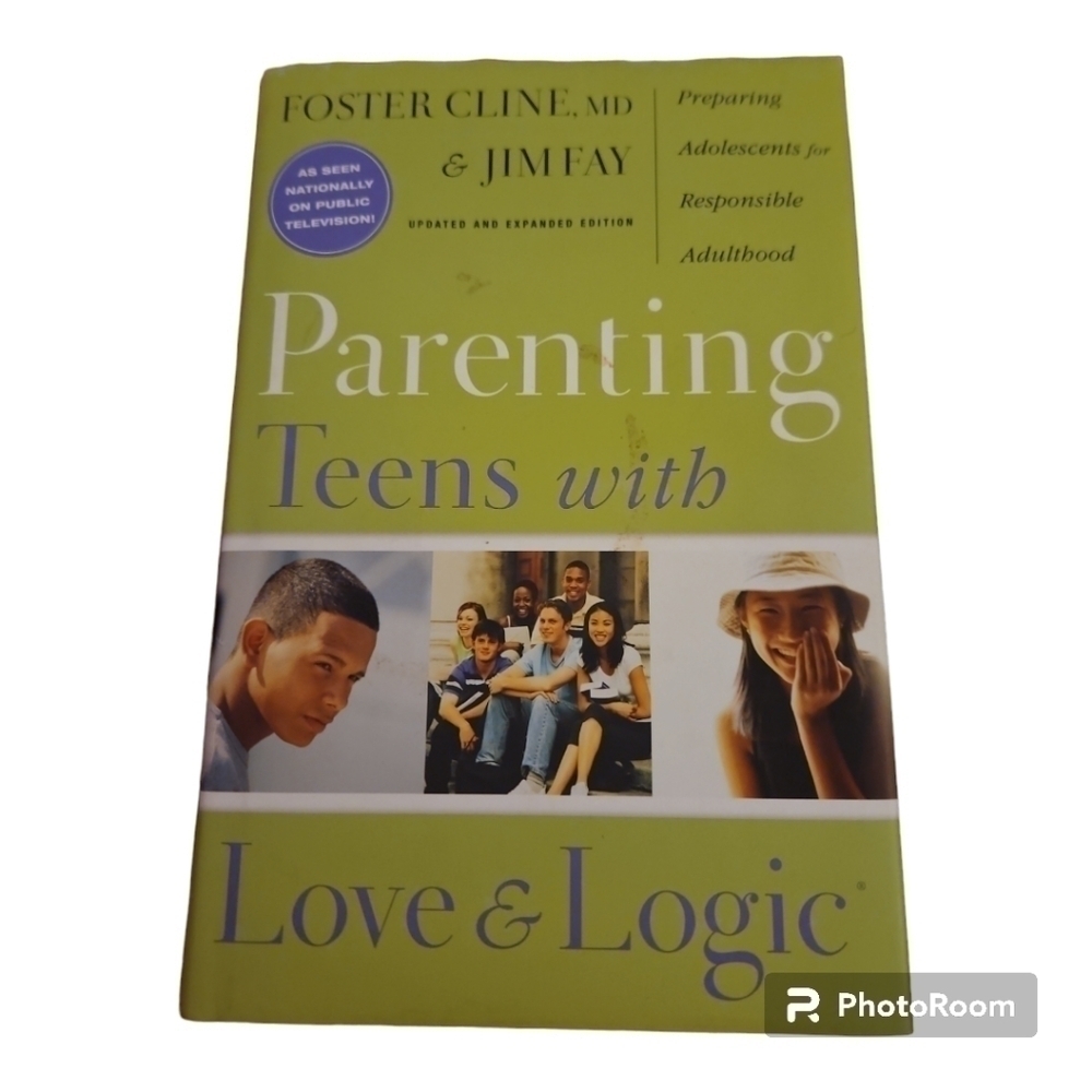 3/$30 Parenting Teens with Love & Logic Foster Cline, MD Hardback Book